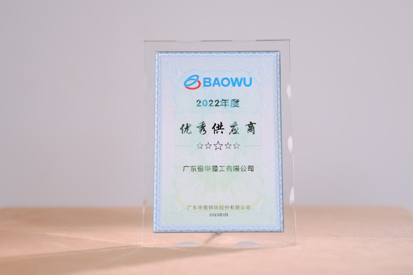 2022 excellent supplier
