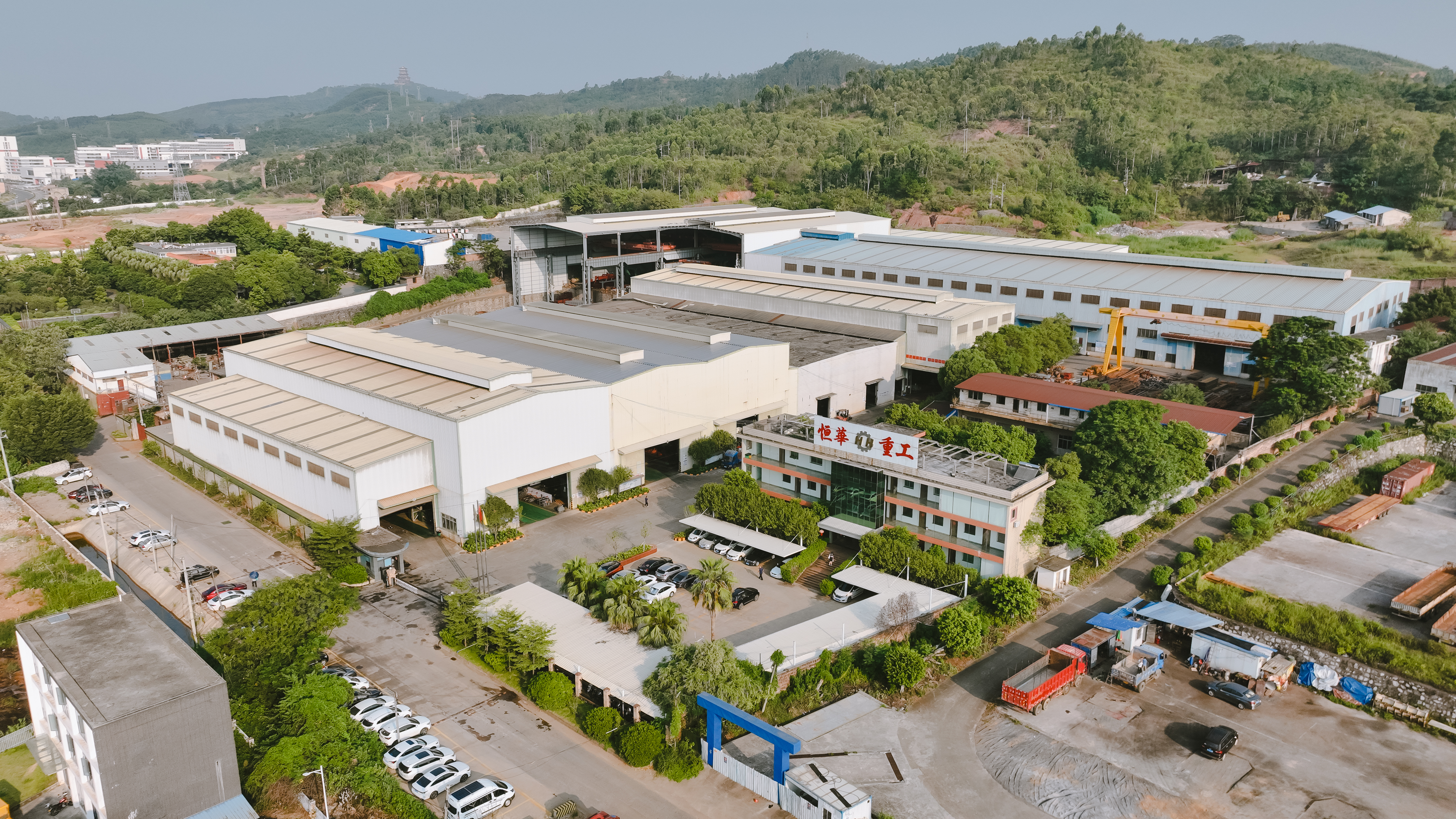 Aerial view of Henghua factory